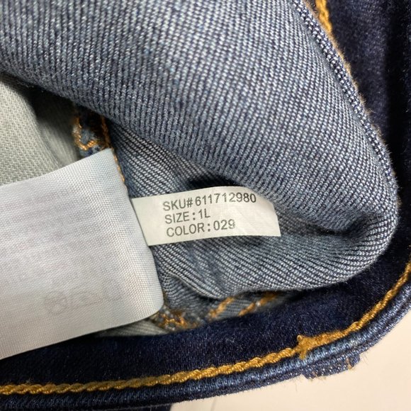 Hollister Womens Jeans Dark Wash Skinny Blue Sz 25x34 - Picture 6 of 12